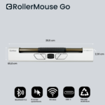 Dimensions of RollerMouse GO